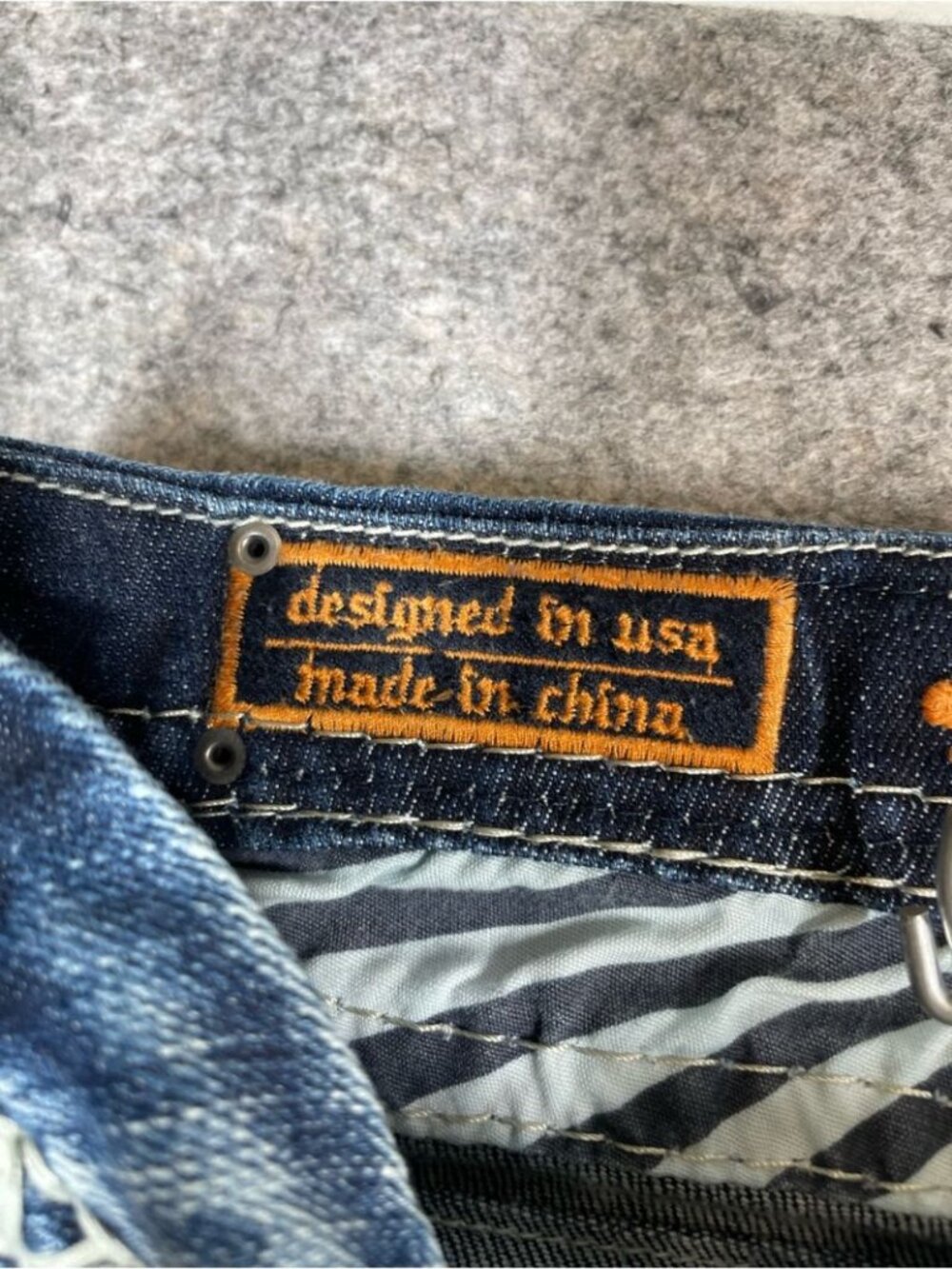 Rock Revival Gloria Boot Jeans Blue 31 Y2K Western Distressed Denim Festival - Picture 14 of 16